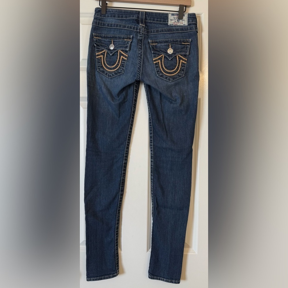 True Religion Skinny Jeans Flap Pocket Size 27 - Picture 2 of 11